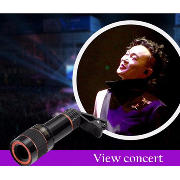 Portable Mobile Phone Camera Lens and Clip