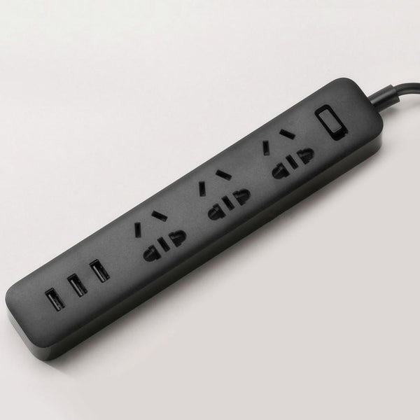 Mini Power Strip with 3 Sockets and USB Adapters