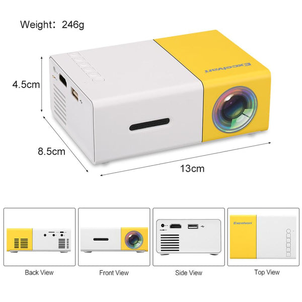 Mini Portable LCD Projector